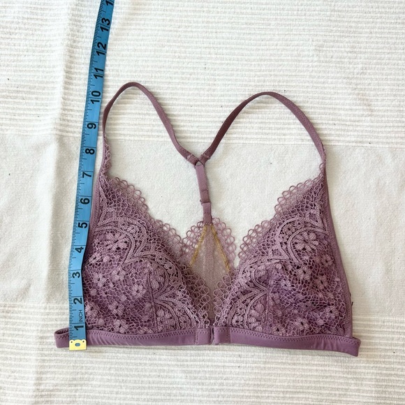 Body By Victoria's Secret T Back Bra Bralette Lace Front Closure - Picture 4 of 15